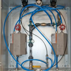 Wall mounted glycol mixer